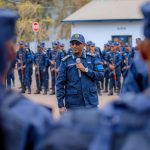 Dore icyo IGP Namuhoranye yasabye Abapolisi bagiye mu butumwa bw’amahoro muri Santarafurika